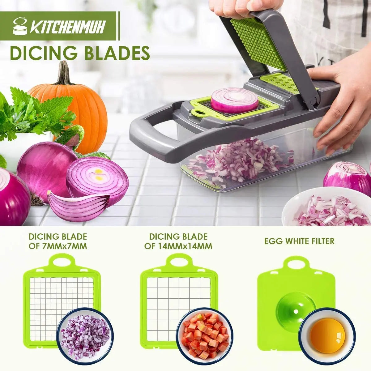 13-in-1 Food Chopper and Kitchen Gadget Set